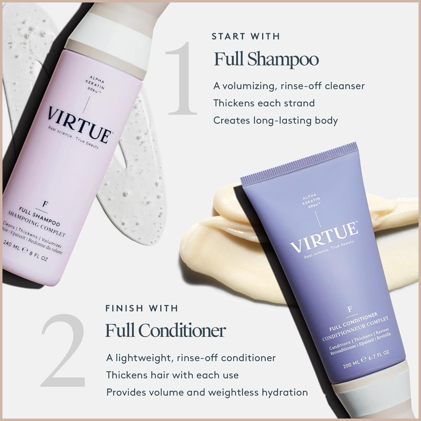 Volumizing Shampoo for Fine Hair – Lightweight Formula for Fuller, Thicker-Looking Hair