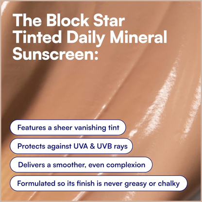 Tinted Mineral Sunscreen SPF 30 for Invisible UV Protection