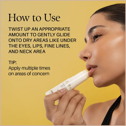 Hydrating Anti-Wrinkle Brightening Balm Stick with Truffle, Vitamin C & Ceramides for Radiant Skin