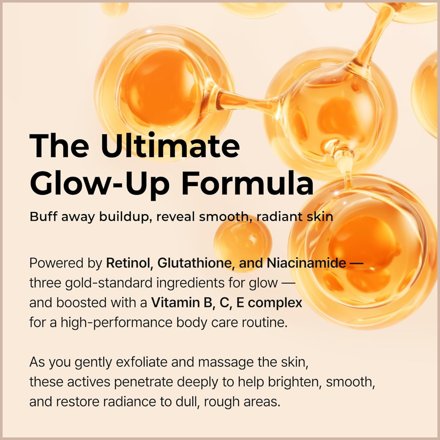 Kojic Acid & Turmeric Exfoliating Body Spray for Brightening, Nourishing & Skin Renewal