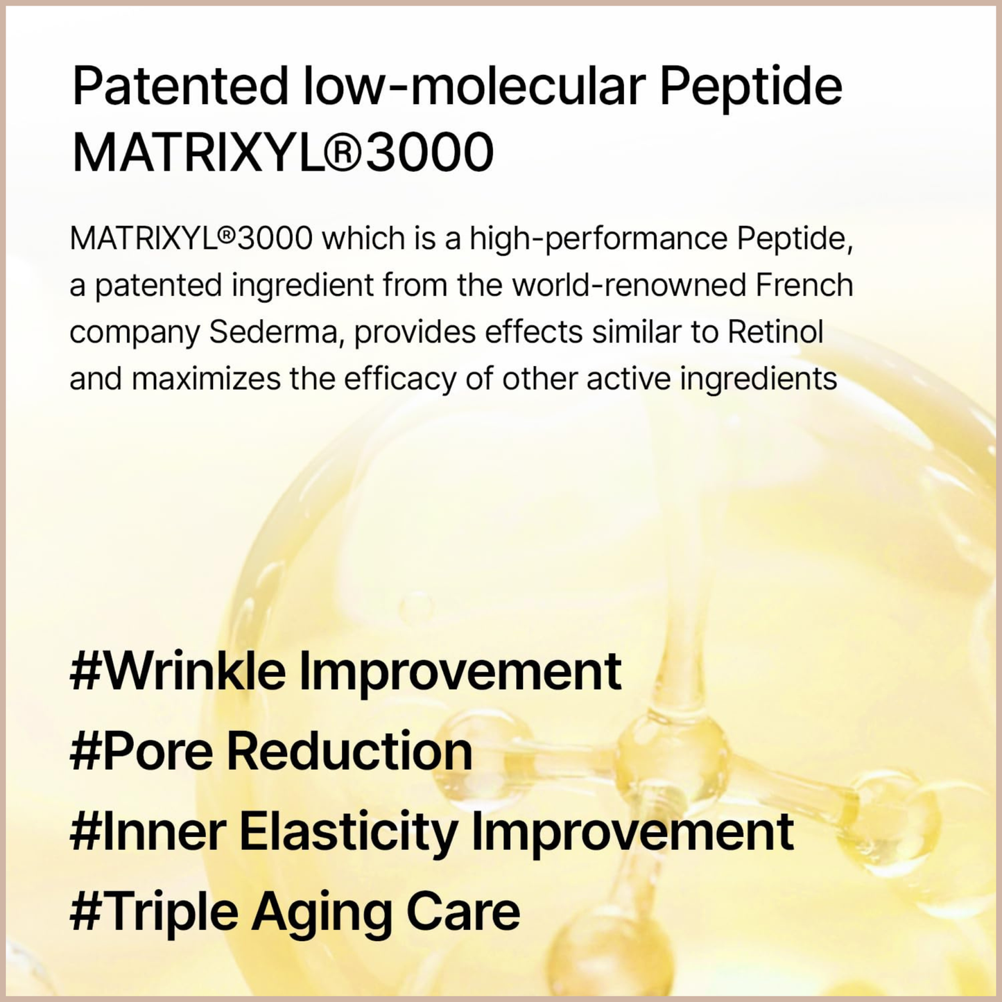 High-Strength Retinal Anti-Aging Serum with Matrixyl 3000 for Wrinkle Reduction, Pore Refining & Skin Firming