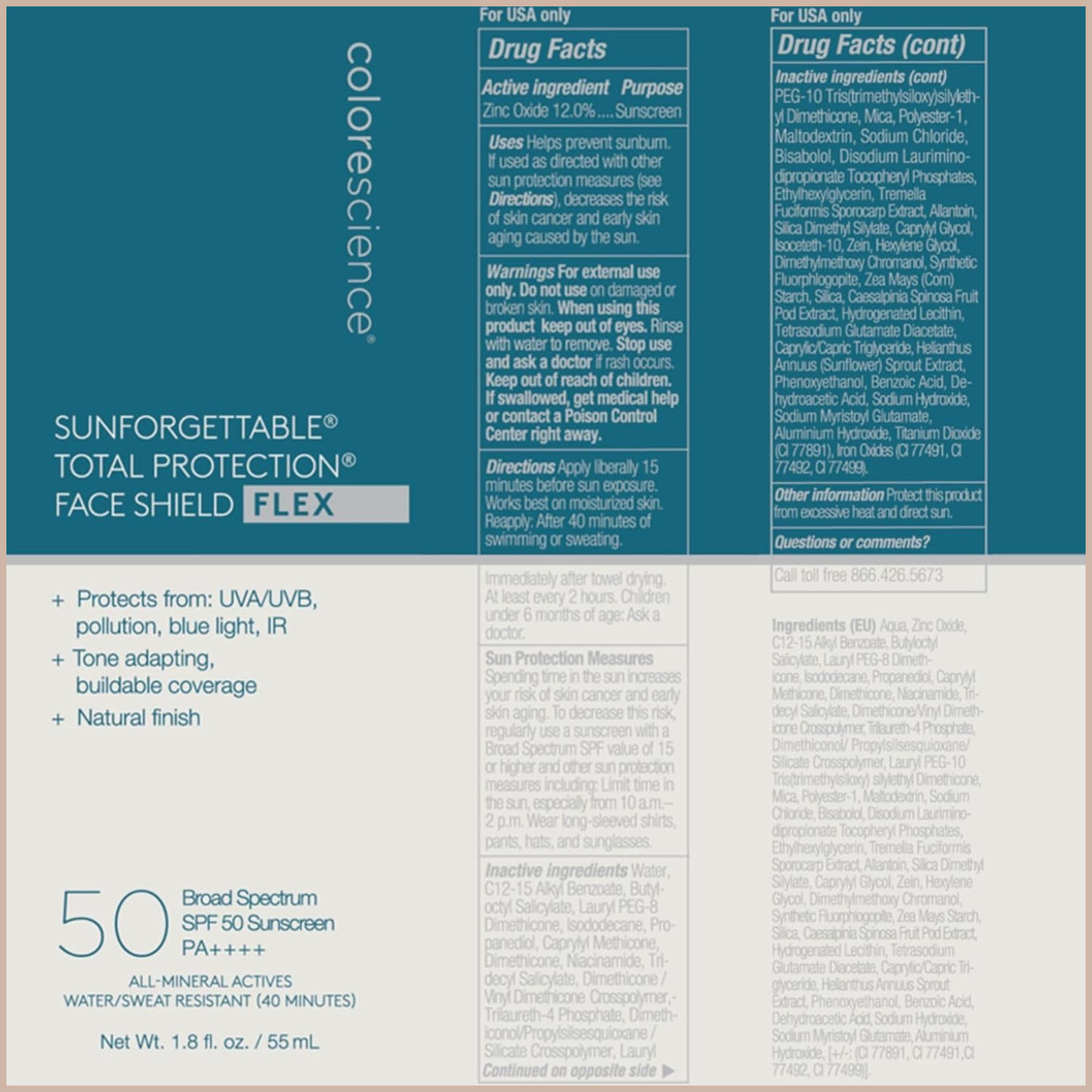 Tinted Mineral Sunscreen SPF 50 with Tone-Adapting Coverage