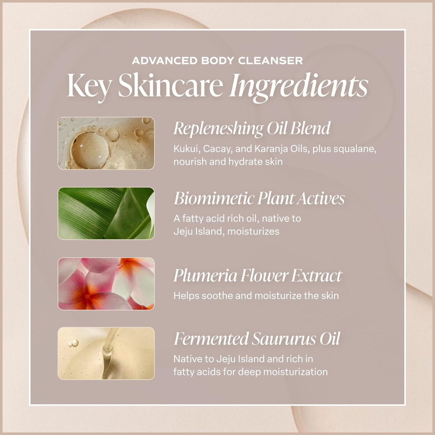 Body Oil for Deep Hydration, Firming & Glowing Skin with Botanical Oils