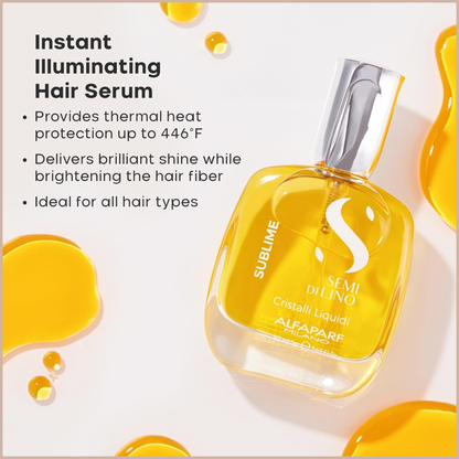 Illuminating Hair Oil Serum – Shine Enhancing, Frizz Control & Heat Protection Treatment