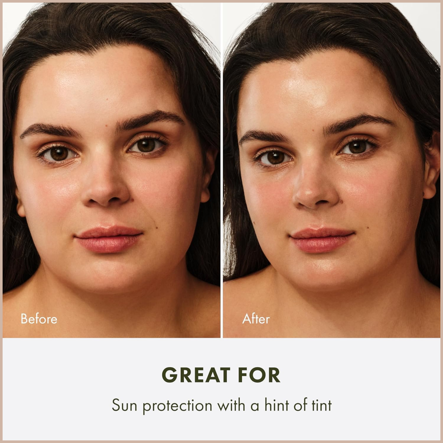Tinted Moisturizer with SPF 40 – Hydrating Face Lotion with Sun Protection & Natural Glow
