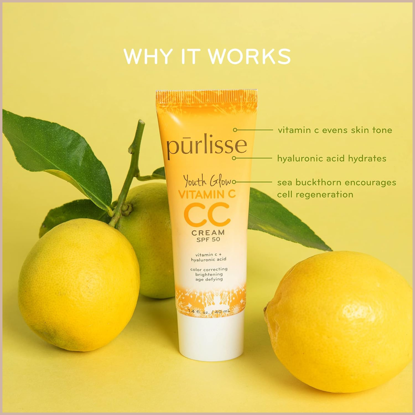 Vitamin C CC Cream SPF 50+ for Brightening & Even Skin Tone