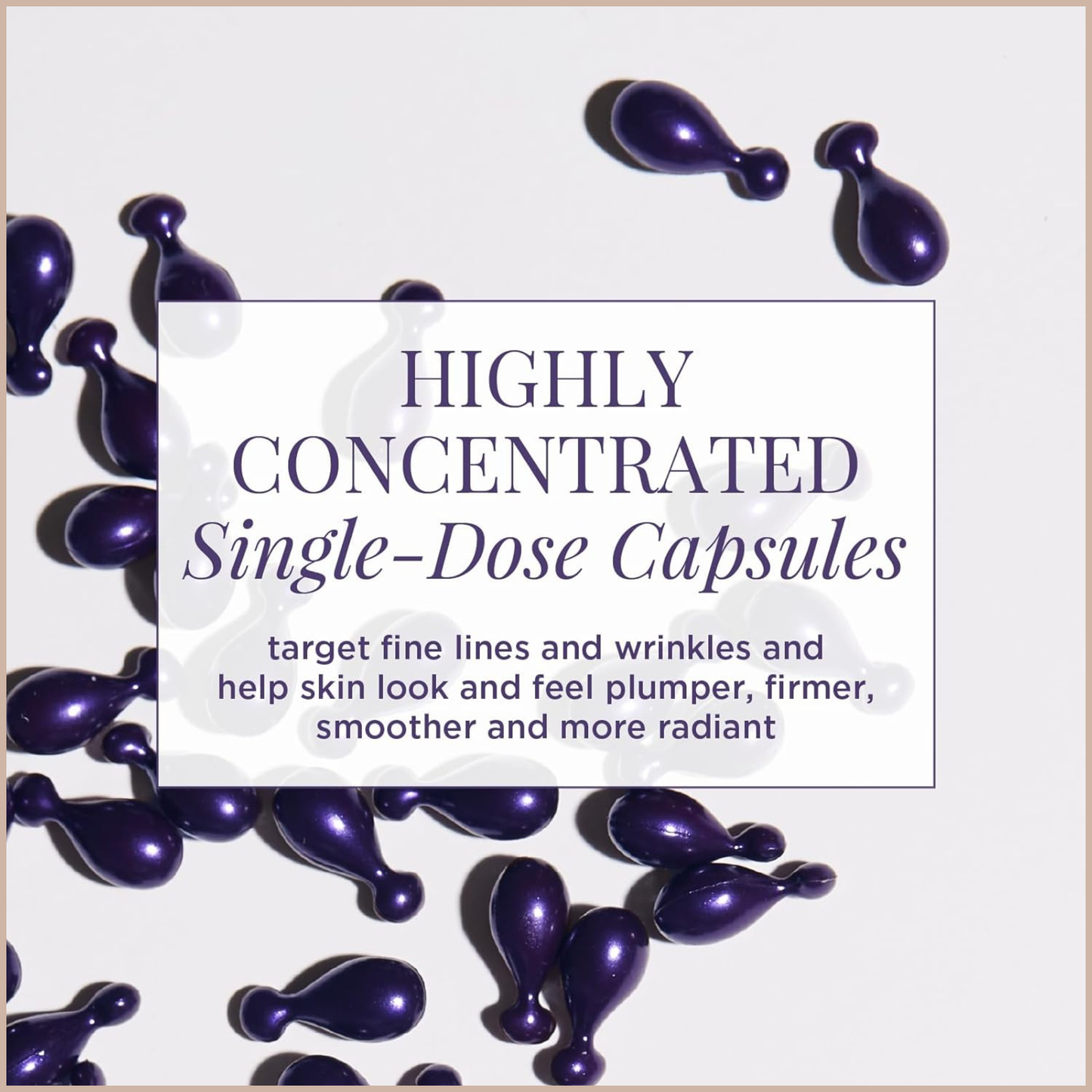 Anti-Aging Facial Capsules for Firming, Hydration & Fine Line Care