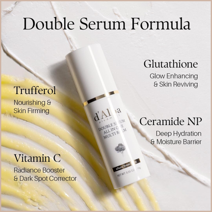 Hydrating Anti-Wrinkle Brightening Balm Stick with Truffle, Vitamin C & Ceramides for Radiant Skin