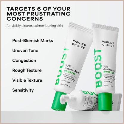 Azelaic Acid Acne Treatment Serum – Clarifying Face Booster for Blemishes & Uneven Skin Tone