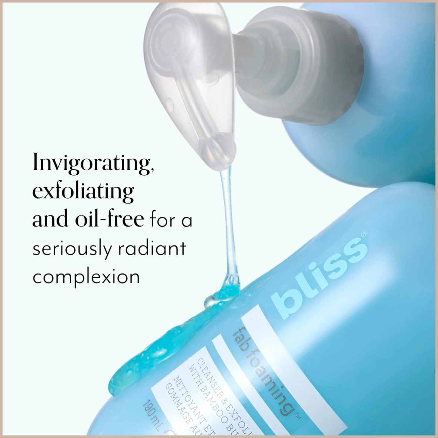Gentle Exfoliating Foaming Face Cleanser with Plant-Based Buffers