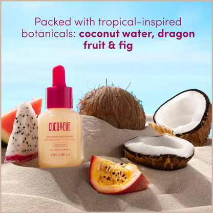 Hydrating Bronzing Face Drops for Customizable Natural Glow & Skin Plumping