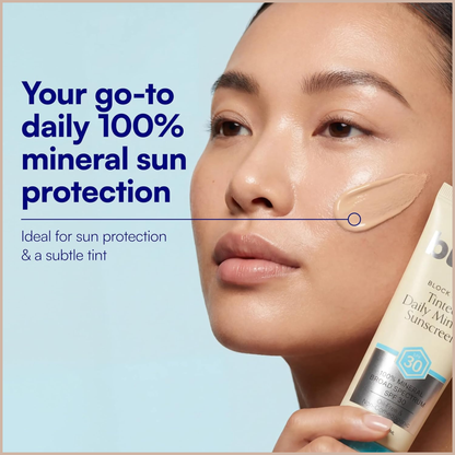 Tinted Mineral Sunscreen SPF 30 for Invisible UV Protection