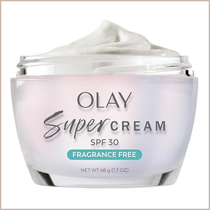 Face Moisturizer SPF 30 with Niacinamide, Vitamin C & Hyaluronic Acid for Brightening, Hydration & Firming