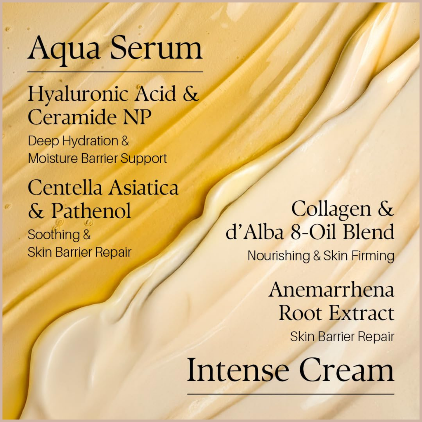2-in-1 Hydrating Cream & Serum for Barrier Repair, Firming & Glow