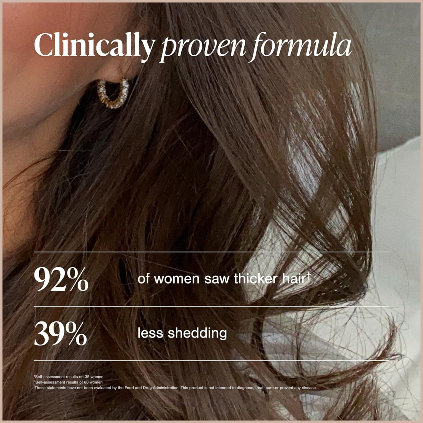 Hair Growth Support Tablets – Thicker, Fuller-Looking Hair from Within for Women