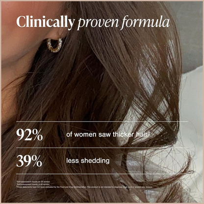 Hair Growth Support Tablets – Thicker, Fuller-Looking Hair from Within for Women