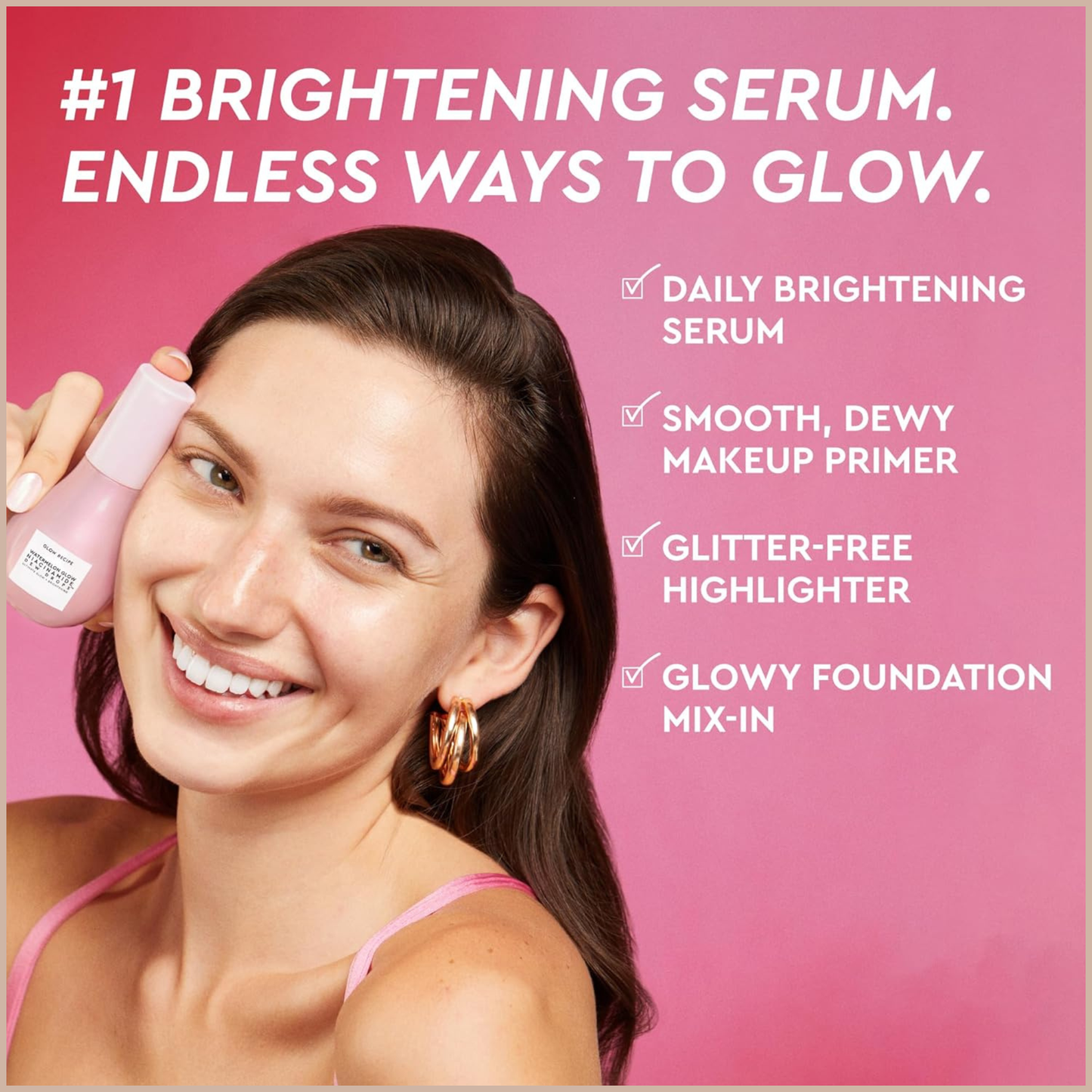 Brightening Niacinamide Face Serum for Hydration, Glow & Skin Smoothing
