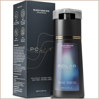 Instant Gray Coverage Shampoo – Quick Color-Boosting Hair Treatment for Natural-Looking Results
