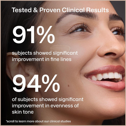 Tinted Face Moisturizer SPF 45 with Peptides & Vitamin C for Anti-Aging, Brightening & Hydration