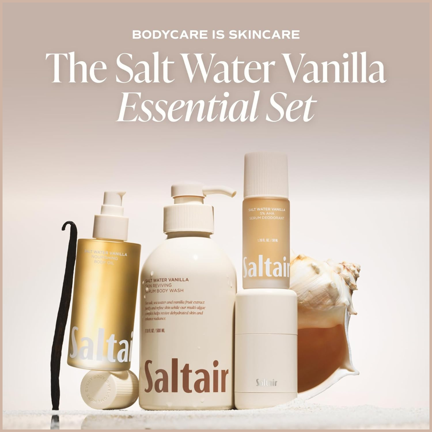 Body Oil for Deep Hydration, Firming & Glowing Skin with Botanical Oils