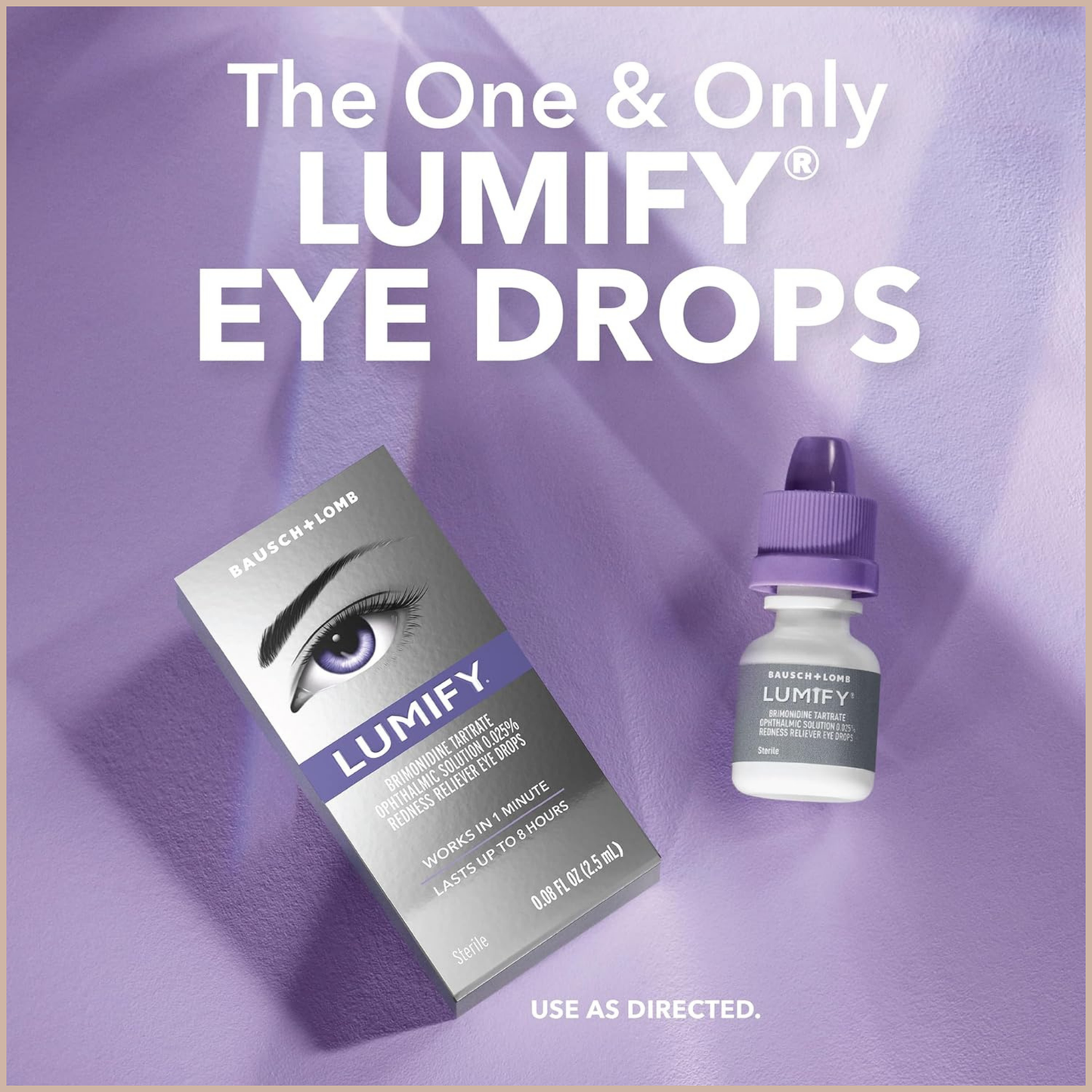Redness-Relief Eye Drops for Whiter, Brighter Eyes (Fast Acting, Long Lasting)