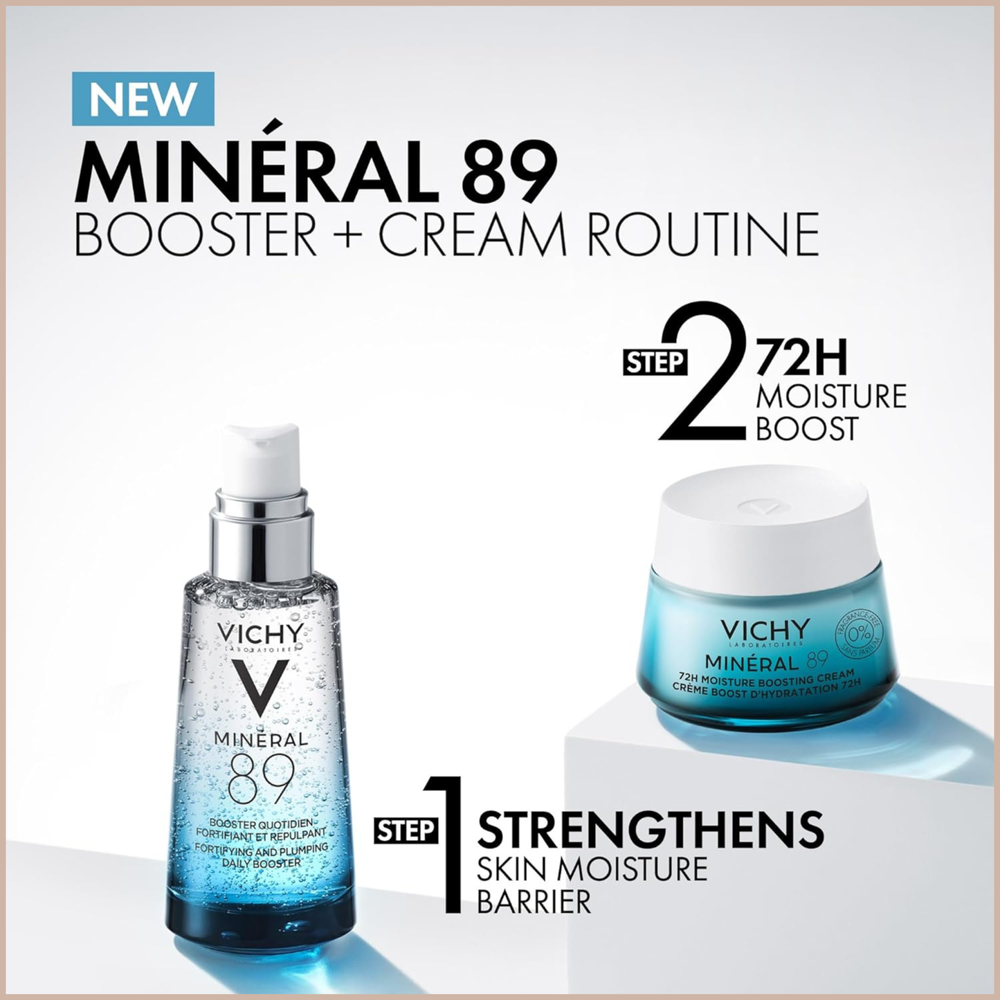 Hydrating Face Moisturizer with Hyaluronic Acid & Niacinamide for Barrier Support & 72H Hydration