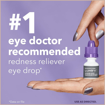 Redness-Relief Eye Drops for Whiter, Brighter Eyes (Fast Acting, Long Lasting)