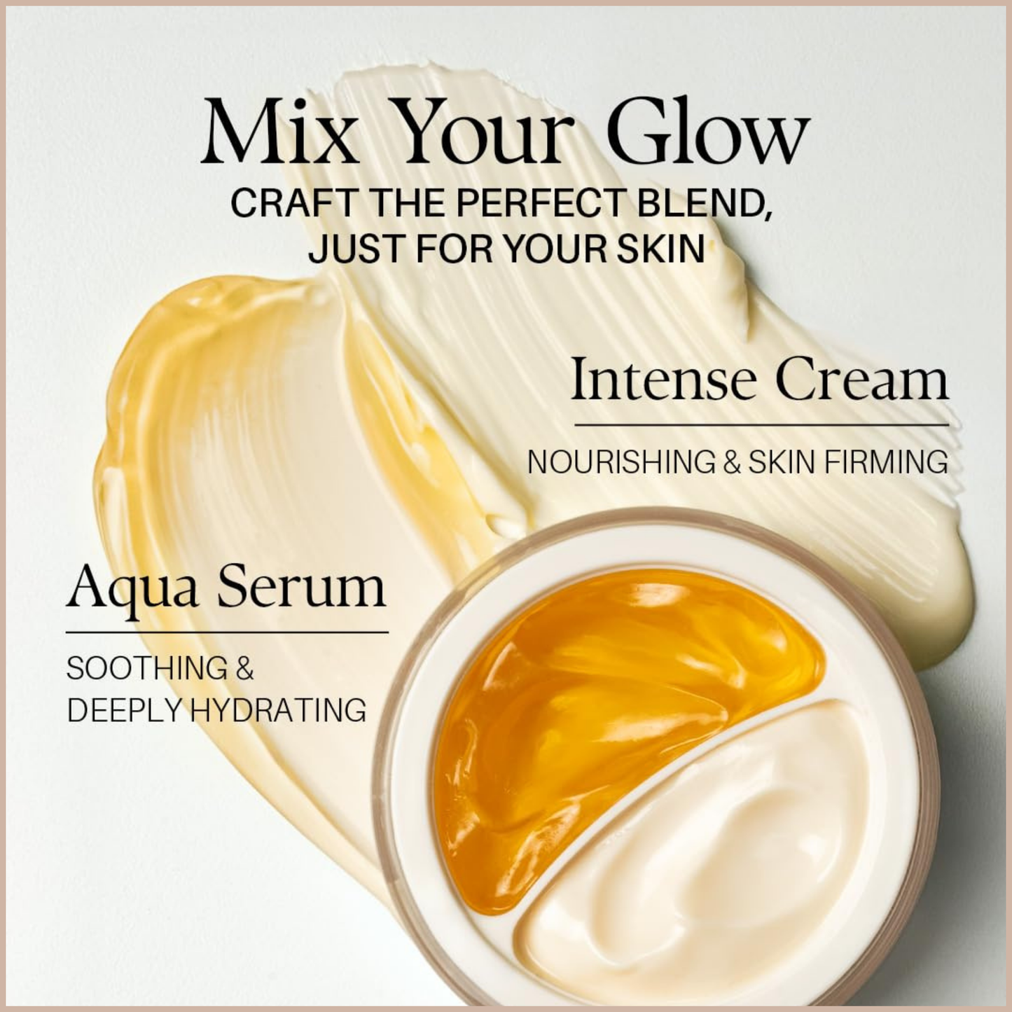 2-in-1 Hydrating Cream & Serum for Barrier Repair, Firming & Glow