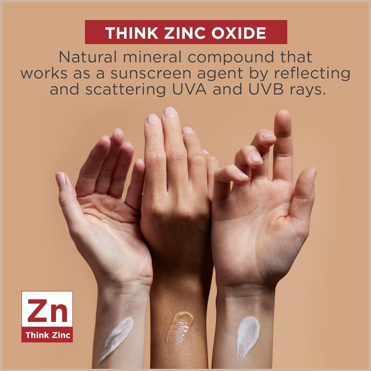 100% Mineral Sunscreen SPF 47 for Face & Body (Water-Resistant)