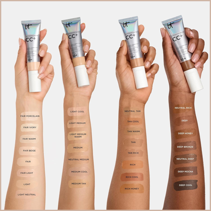 Full Coverage CC Cream SPF 50+ & Flawless Complexion Brush Set