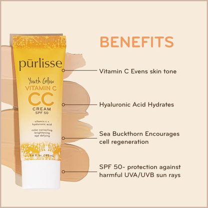 Vitamin C CC Cream SPF 50+ for Brightening & Even Skin Tone