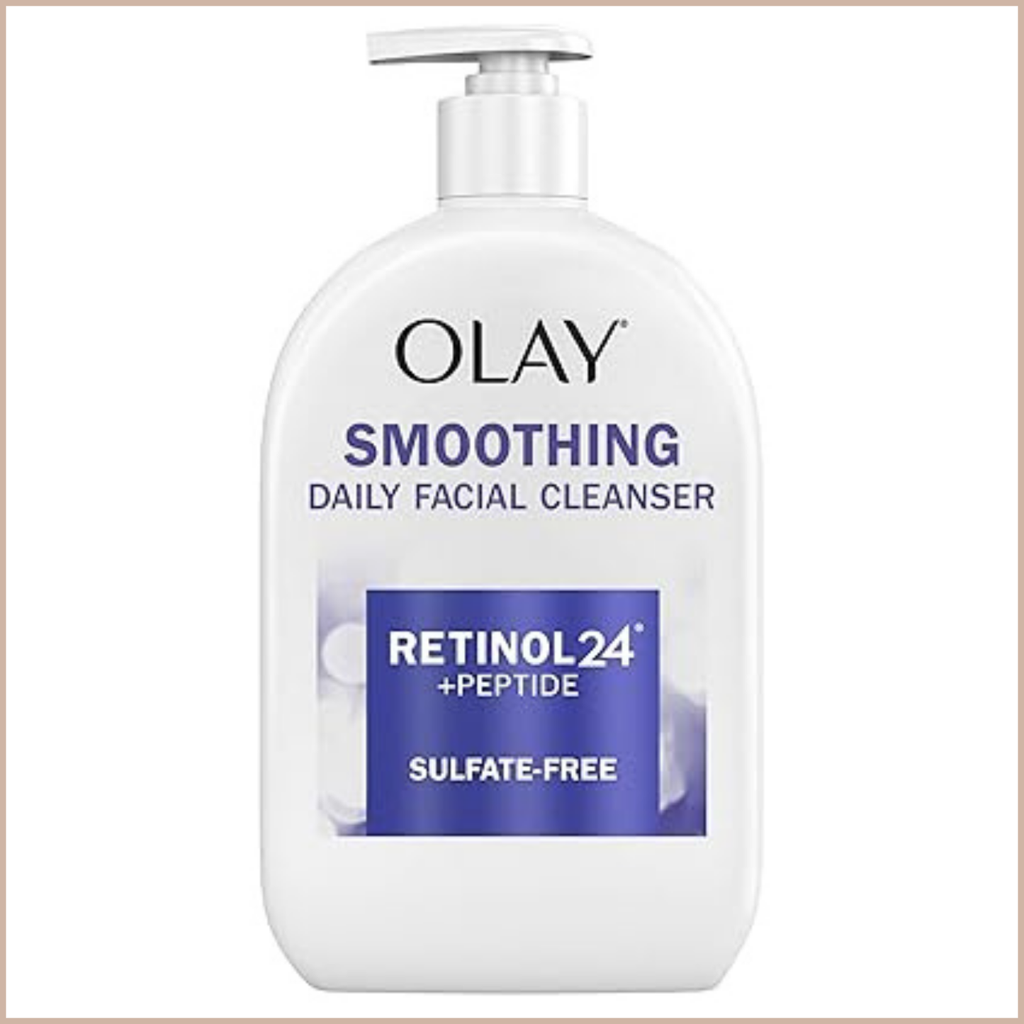 Sulfate-Free Hydrating Facial Cleanser with Retinol, Niacinamide & Peptides