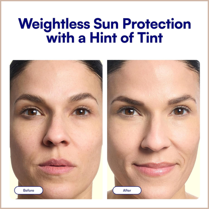 Tinted Mineral Sunscreen SPF 30 for Invisible UV Protection