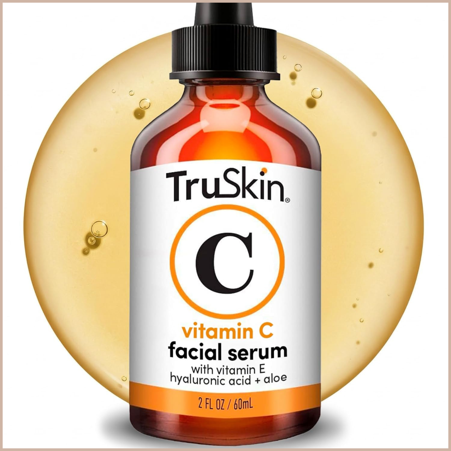 Vitamin C Brightening Serum with Hyaluronic Acid, Aloe Vera & Vitamin E for Glow & Even Skin Tone