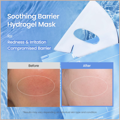 Hydrogel Sheet Mask for Hydration, Soothing & Skin Barrier Care