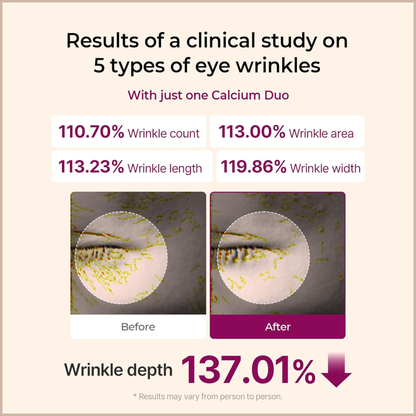 Anti-Aging Eye Balm Stick with Calcium, Collagen & Vitamin D for Wrinkle Care & Volume Support