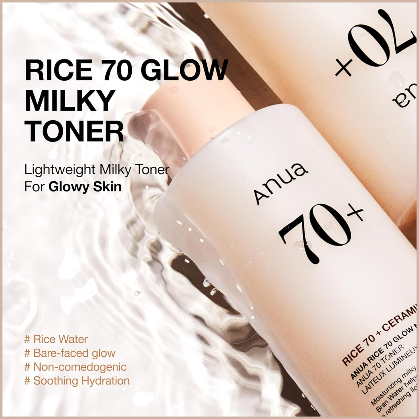 Rice Water & Niacinamide Milky Toner for Deep Hydration & Skin Barrier Support