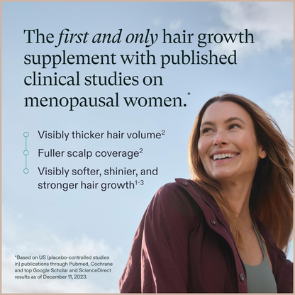 Hair Growth Support Supplement for Women 45+ – Fuller, Stronger, Thicker-Looking Hair Support Capsules