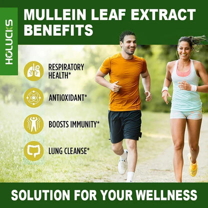 Mullein Leaf Respiratory Support Capsules with Vitamin C, 120 Count
