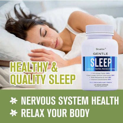 Natural Sleep Support Capsules with Melatonin & Magnesium, 120 Count
