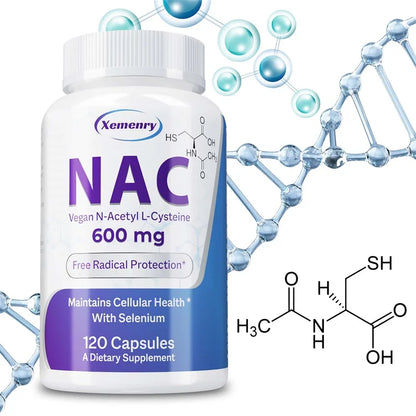 NAC 600mg Antioxidant Support Capsules, 60 Count
