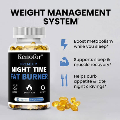 Nighttime Metabolism Support Capsules with White Kidney Bean, 30 Count
