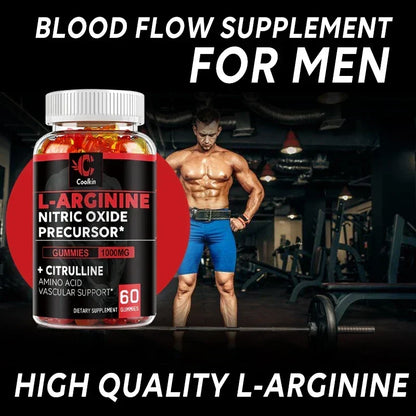 L-Arginine Vascular & Energy Support Gummies, 60 Gummies