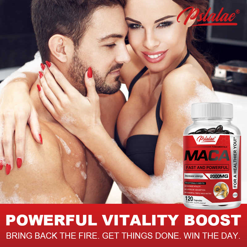 Maca Root Vitality Support Capsules, 60Count