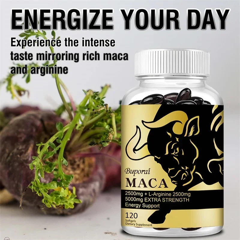 Maca Root Vitality Support Capsules, 60 Count