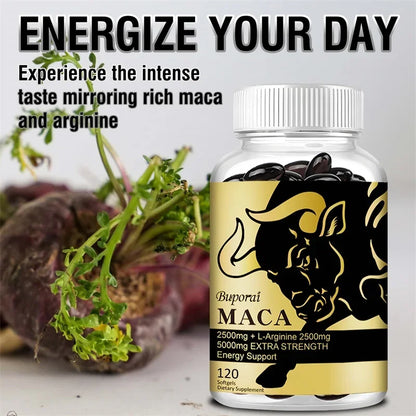 Maca Root Vitality Support Capsules, 60 Count