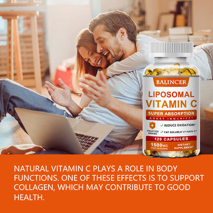 Liposomal Vitamin C with Zinc Capsules, 120 Count