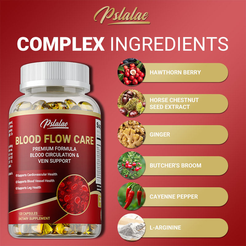 Blood Flow & Circulation Support Capsules, 120 Count