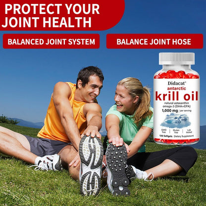 Antarctic Krill Oil Omega-3 Softgels, 120 Count