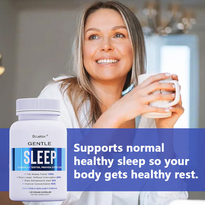 Natural Sleep Support Capsules with Melatonin & Magnesium, 120 Count